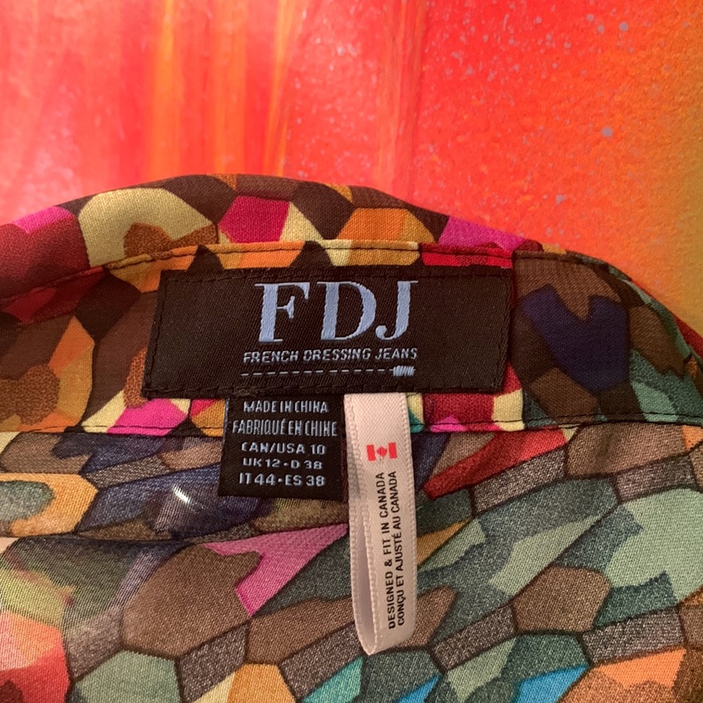 FDJ French Dressing Jeans Fun Colors Top - Picture 14 of 16